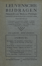 Leuvense Bijdragen. Jaargang 17,  [tijdschrift] Leuvense Bijdragen