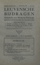 Leuvense Bijdragen. Jaargang 28,  [tijdschrift] Leuvense Bijdragen
