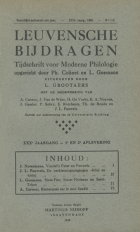 Leuvense Bijdragen. Jaargang 30,  [tijdschrift] Leuvense Bijdragen