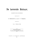 De Levende Natuur. Jaargang 12,  [tijdschrift] Levende Natuur, De