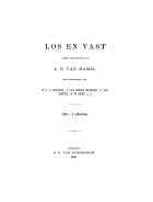 Los en vast. Jaargang 1882,  [tijdschrift] Los en vast
