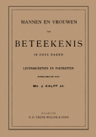 Mannen en vrouwen van beteekenis in onze dagen. Jaargang 36,  [tijdschrift] Mannen en vrouwen van beteekenis in onze dagen