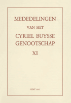 Mededelingen van het Cyriel Buysse Genootschap 11,  [tijdschrift] Mededelingen van het Cyriel Buysse Genootschap