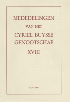 Mededelingen van het Cyriel Buysse Genootschap 18,  [tijdschrift] Mededelingen van het Cyriel Buysse Genootschap