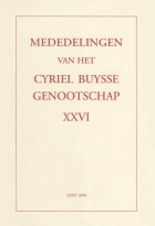 Mededelingen van het Cyriel Buysse Genootschap 26,  [tijdschrift] Mededelingen van het Cyriel Buysse Genootschap