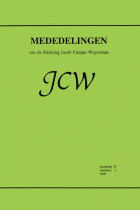 Mededelingen van de Stichting Jacob Campo Weyerman. Jaargang 15,  [tijdschrift] Mededelingen van de Stichting Jacob Campo Weyerman