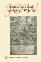 Mededelingen van de Stichting Jacob Campo Weyerman. Jaargang 23,  [tijdschrift] Mededelingen van de Stichting Jacob Campo Weyerman