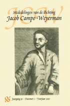 Mededelingen van de Stichting Jacob Campo Weyerman. Jaargang 30,  [tijdschrift] Mededelingen van de Stichting Jacob Campo Weyerman