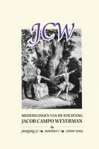 Mededelingen van de Stichting Jacob Campo Weyerman. Jaargang 32,  [tijdschrift] Mededelingen van de Stichting Jacob Campo Weyerman