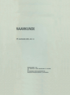 Naamkunde. Jaargang 7,  [tijdschrift] Naamkunde