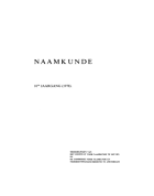 Naamkunde. Jaargang 10,  [tijdschrift] Naamkunde