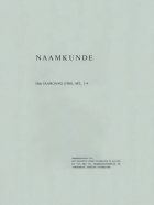 Naamkunde. Jaargang 18,  [tijdschrift] Naamkunde