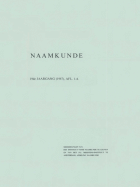 Naamkunde. Jaargang 19,  [tijdschrift] Naamkunde