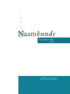 Naamkunde. Jaargang 35,  [tijdschrift] Naamkunde