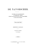 De Navorser. Jaargang 16,  [tijdschrift] Navorscher, De