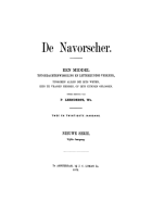 De Navorser. Jaargang 22,  [tijdschrift] Navorscher, De