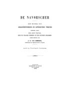 De Navorser. Jaargang 48,  [tijdschrift] Navorscher, De