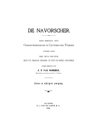 De Navorser. Jaargang 57,  [tijdschrift] Navorscher, De