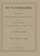 De Navorser. Jaargang 68,  [tijdschrift] Navorscher, De