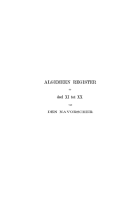 Algemeen register (deel XI tot XX),  [tijdschrift] Navorscher, De