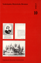 Nederlandse historische bronnen 10, Anoniem Nederlandse historische bronnen