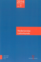 Nederlandse Letterkunde. Jaargang 21,  [tijdschrift] Nederlandse Letterkunde