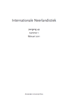 Internationale Neerlandistiek. Jaargang 2011,  [tijdschrift] Neerlandica extra Muros / Internationale Neerlandistiek