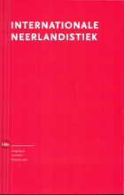 Internationale Neerlandistiek. Jaargang 2013,  [tijdschrift] Neerlandica extra Muros / Internationale Neerlandistiek