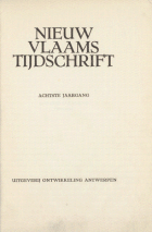 Nieuw Vlaams Tijdschrift. Jaargang 8,  [tijdschrift] Nieuw Vlaams Tijdschrift