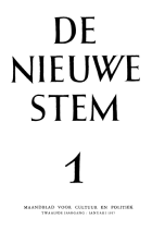 De Nieuwe Stem. Jaargang 12,  [tijdschrift] Nieuwe Stem, De