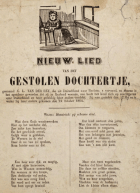 Een nieuw lied van het gestolen dochtertje, Anoniem Nieuw lied van het gestolen dochtertje , Een