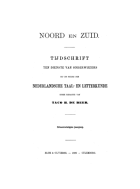 Noord en Zuid. Jaargang 23,  [tijdschrift] Noord en Zuid