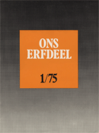 Ons Erfdeel. Jaargang 18,  [tijdschrift] Ons Erfdeel