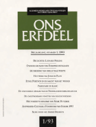 Ons Erfdeel. Jaargang 36,  [tijdschrift] Ons Erfdeel