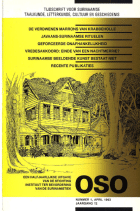OSO. Tijdschrift voor Surinaamse taalkunde, letterkunde en geschiedenis. Jaargang 12,  [tijdschrift] OSO