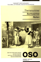 OSO. Tijdschrift voor Surinaamse taalkunde, letterkunde en geschiedenis. Jaargang 19,  [tijdschrift] OSO