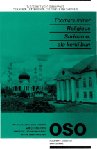 OSO. Tijdschrift voor Surinaamse taalkunde, letterkunde en geschiedenis. Jaargang 21,  [tijdschrift] OSO