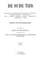 De oude tijd. Jaargang 1870,  [tijdschrift] Oude Tijd, De