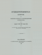 Overeenstemmingsalmanak van de Gregoriaansche en Republikeinsche tijdrekeningen, van het jaar II tot het jaar XXII, Anoniem Overeenstemmingsalmanak van de Gregoriaansche en Republikeinsche tijdrekeningen