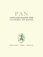 Pan. Oostvlaams Bulletin voor Letteren en Kunst. Jaargang 7,  [tijdschrift] Pan
