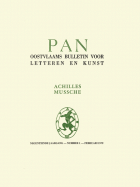 Pan. Oostvlaams Bulletin voor Letteren en Kunst. Jaargang 19,  [tijdschrift] Pan