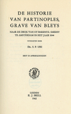 De historie van Partinoples, grave van Bleys, Anoniem Historie van Partinoples, grave van Bleys, De
