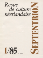 Septentrion. Jaargang 14,  [tijdschrift] Septentrion