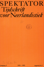 Spektator. Jaargang 2,  [tijdschrift] Spektator. Tijdschrift voor Neerlandistiek