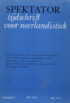 Spektator. Jaargang 3,  [tijdschrift] Spektator. Tijdschrift voor Neerlandistiek