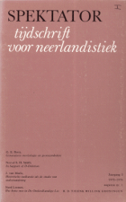 Spektator. Jaargang 5,  [tijdschrift] Spektator. Tijdschrift voor Neerlandistiek