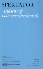 Spektator. Jaargang 7,  [tijdschrift] Spektator. Tijdschrift voor Neerlandistiek