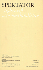 Spektator. Jaargang 12,  [tijdschrift] Spektator. Tijdschrift voor Neerlandistiek