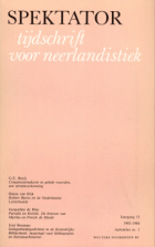 Spektator. Jaargang 13,  [tijdschrift] Spektator. Tijdschrift voor Neerlandistiek