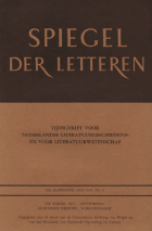 Spiegel der Letteren. Jaargang 9,  [tijdschrift] Spiegel der Letteren